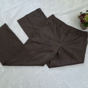 JNY Collection Metallic Sheen Brown Trousers